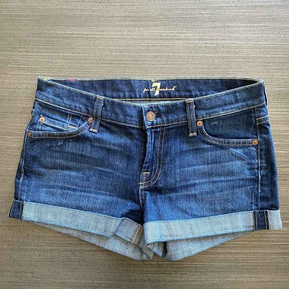 7 For All Mankind jean shorts - Picture 8 of 9